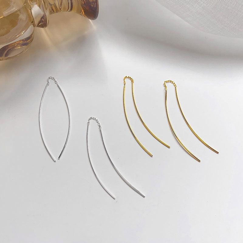 Folding Long Suitable For Round Faces Ear Line
