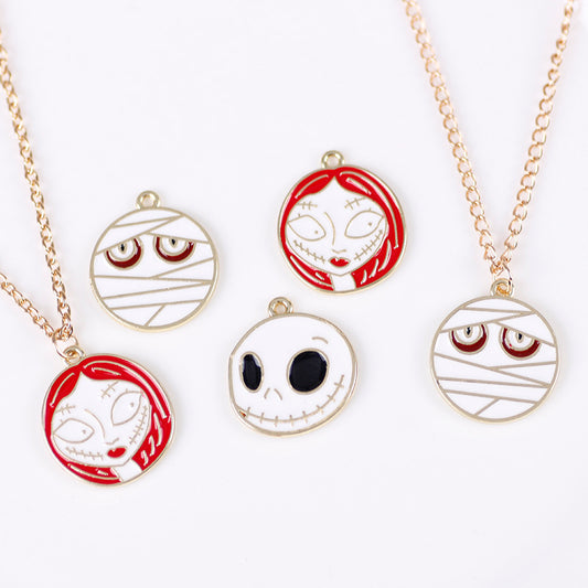 Korean Style Halloween Series Retro Funny Pendants