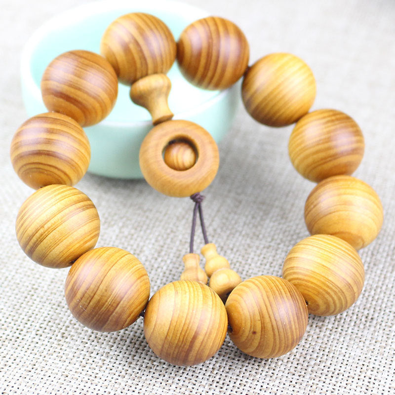 Women's & Men's Arborvitae Made Of Mature Material Scar Beads Bracelet