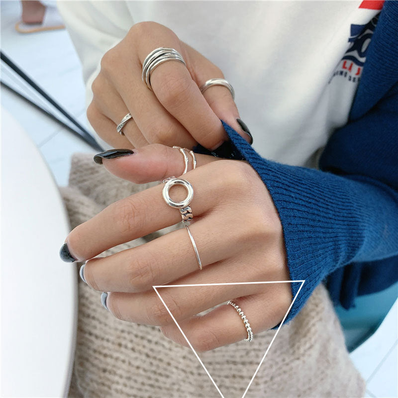 Cold Style Niche Fashion Retro Loving Ring