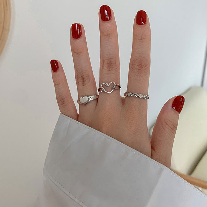 Cold Style Niche Fashion Retro Loving Ring