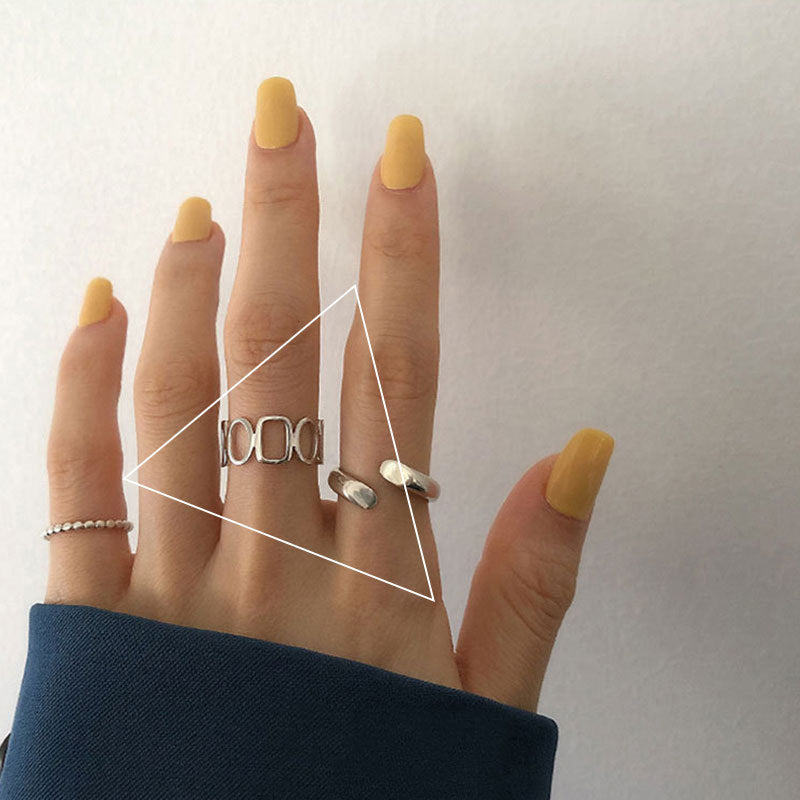 Cold Style Niche Fashion Retro Loving Ring