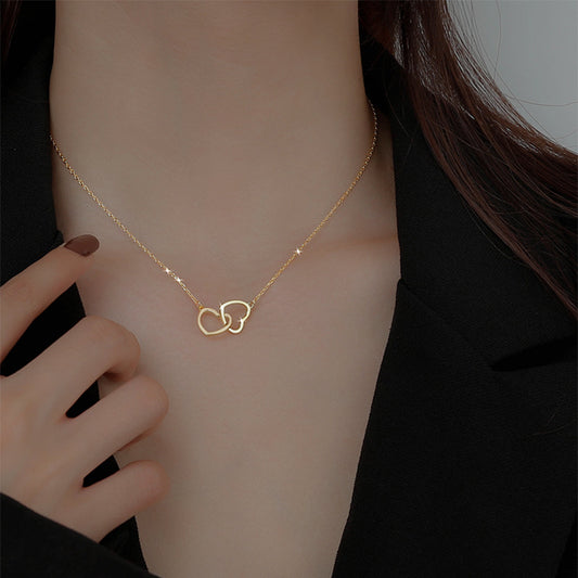 Luxury Minority Design Female Clavicle Chain Titanium Necklaces