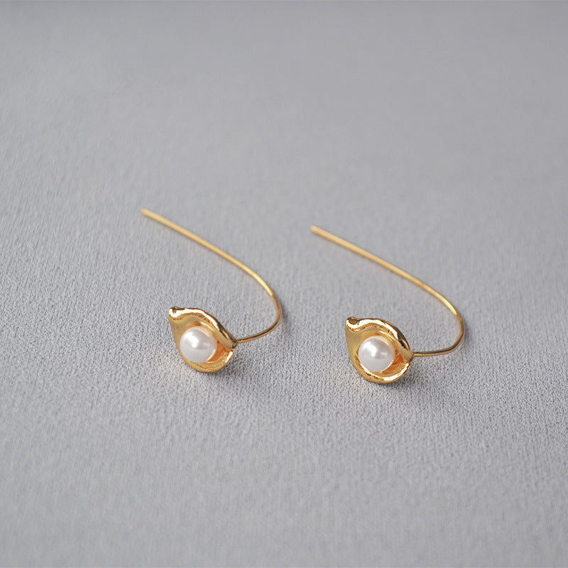 Women's Korean Exquisite Fashion Simple Pearl Bud Commuter Everyday Ear Line
