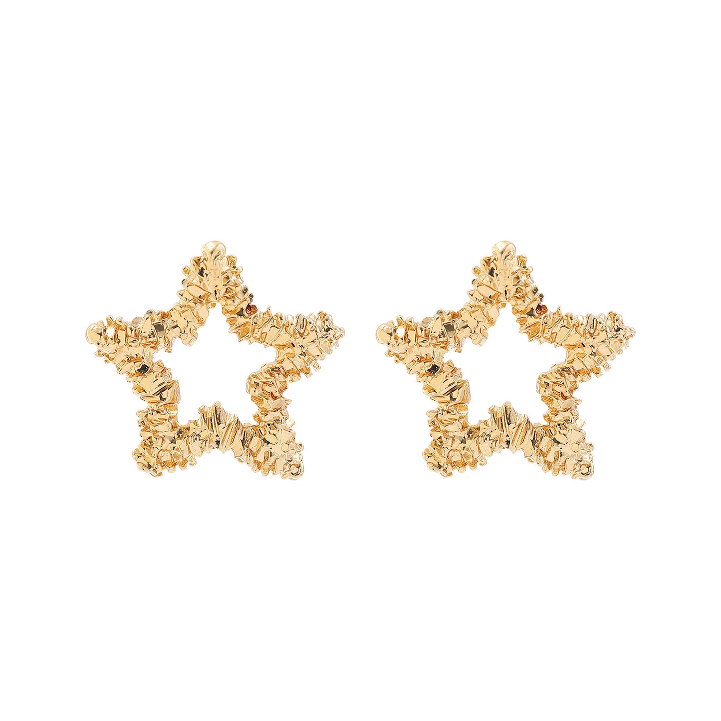 Stylish Simple Versatile Alloy Geometric Warping Earrings