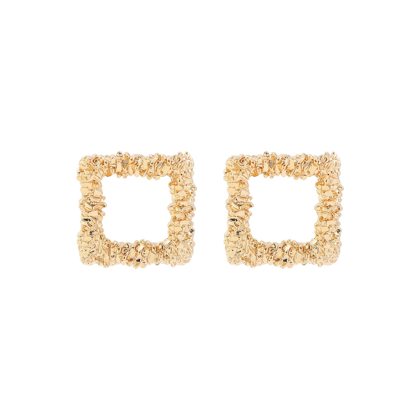 Stylish Simple Versatile Alloy Geometric Warping Earrings