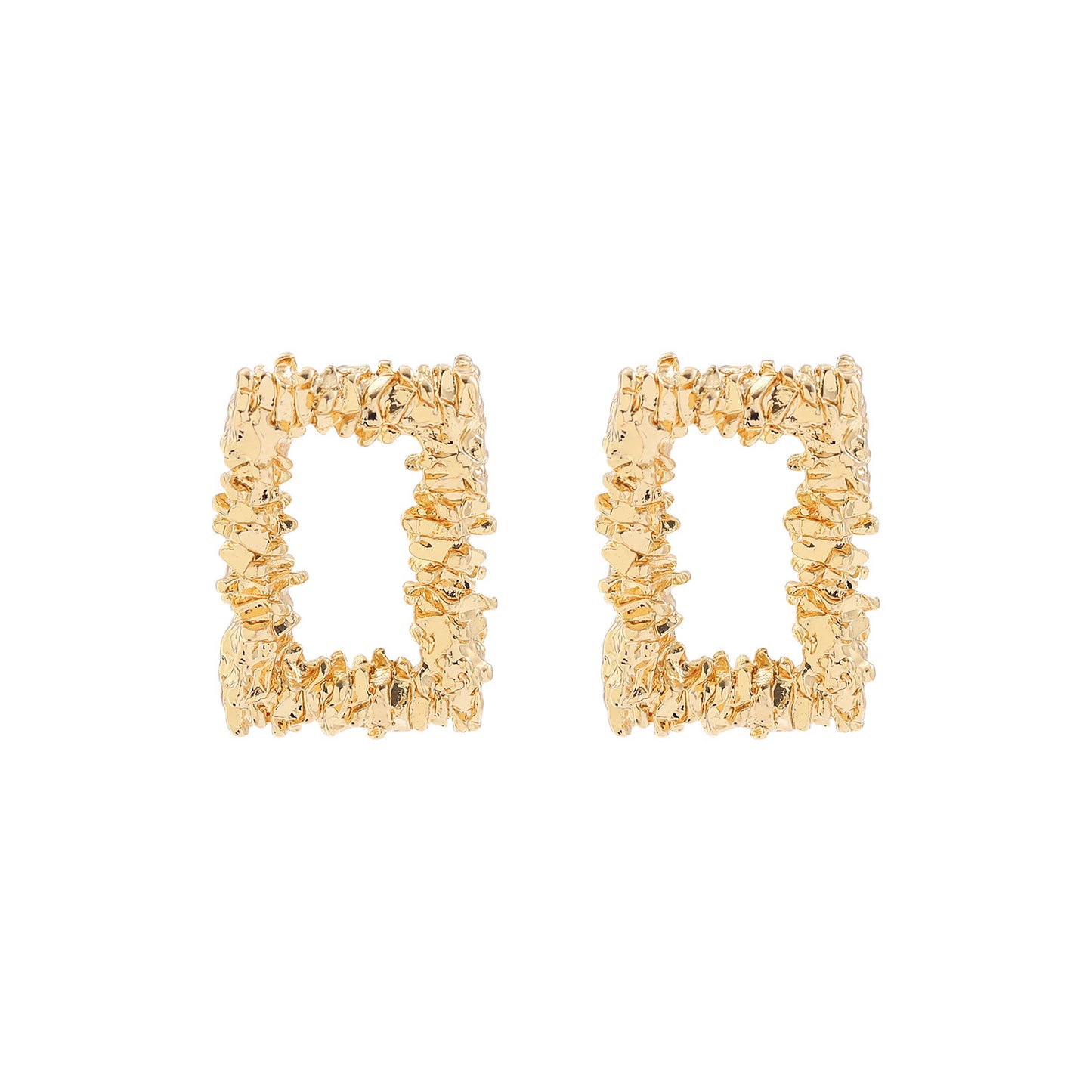 Stylish Simple Versatile Alloy Geometric Warping Earrings