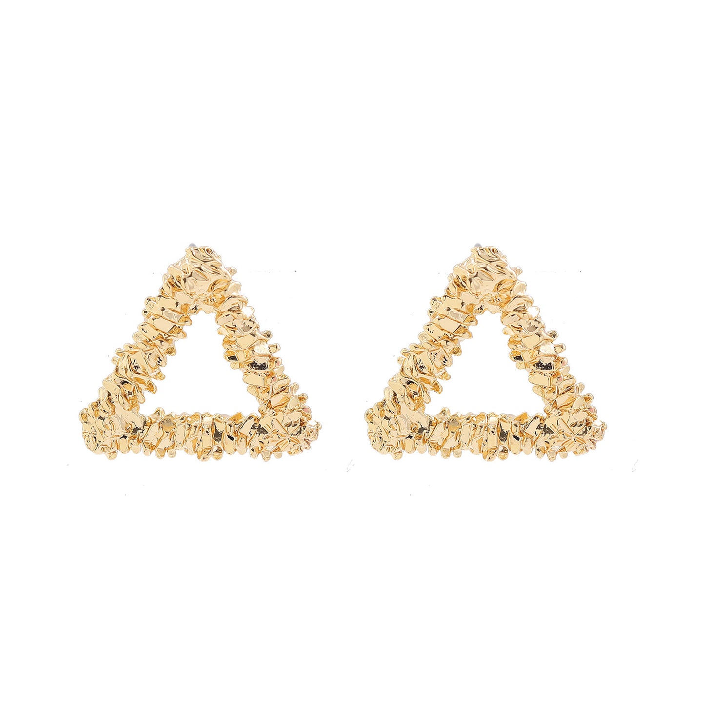 Stylish Simple Versatile Alloy Geometric Warping Earrings