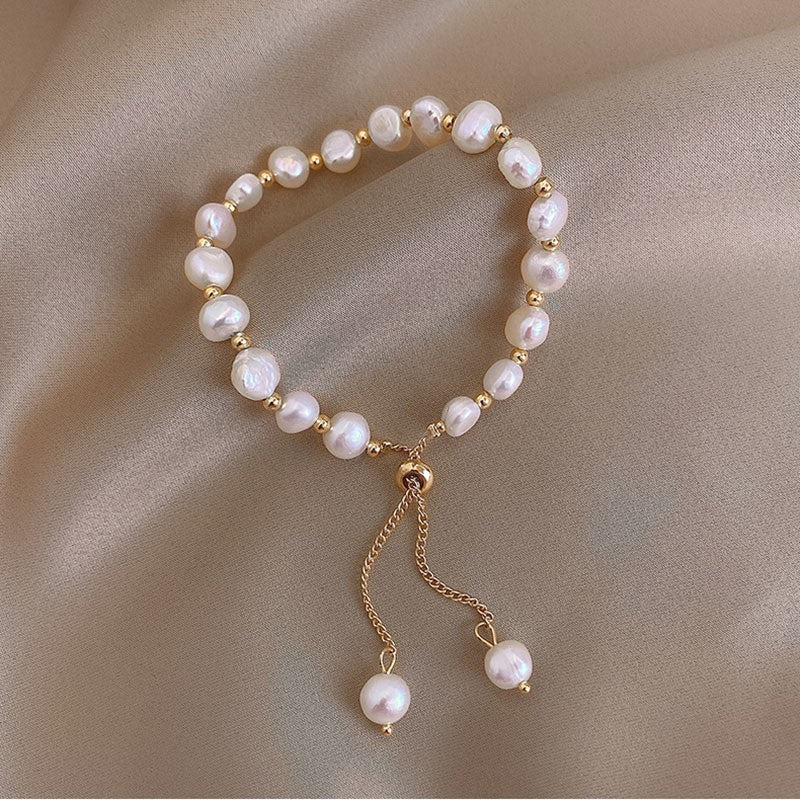 Freshwater Pearl Rato Colorful Gilded Creative Lover Bracelet