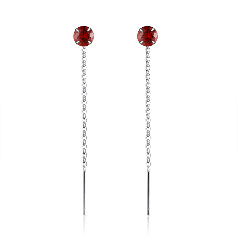 Women's Sterling Sier Light Luxury Minority Design Simple Ear Line