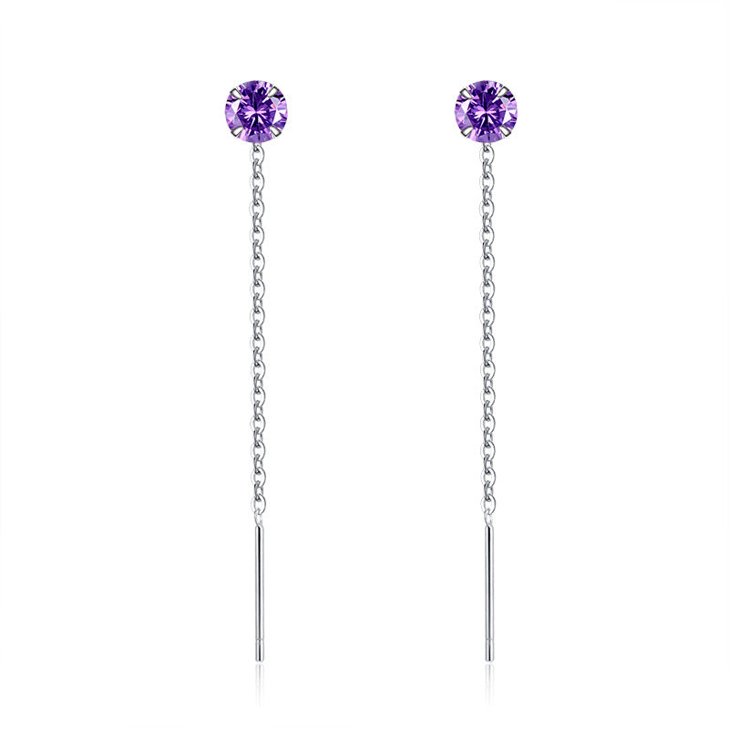 Women's Sterling Sier Light Luxury Minority Design Simple Ear Line