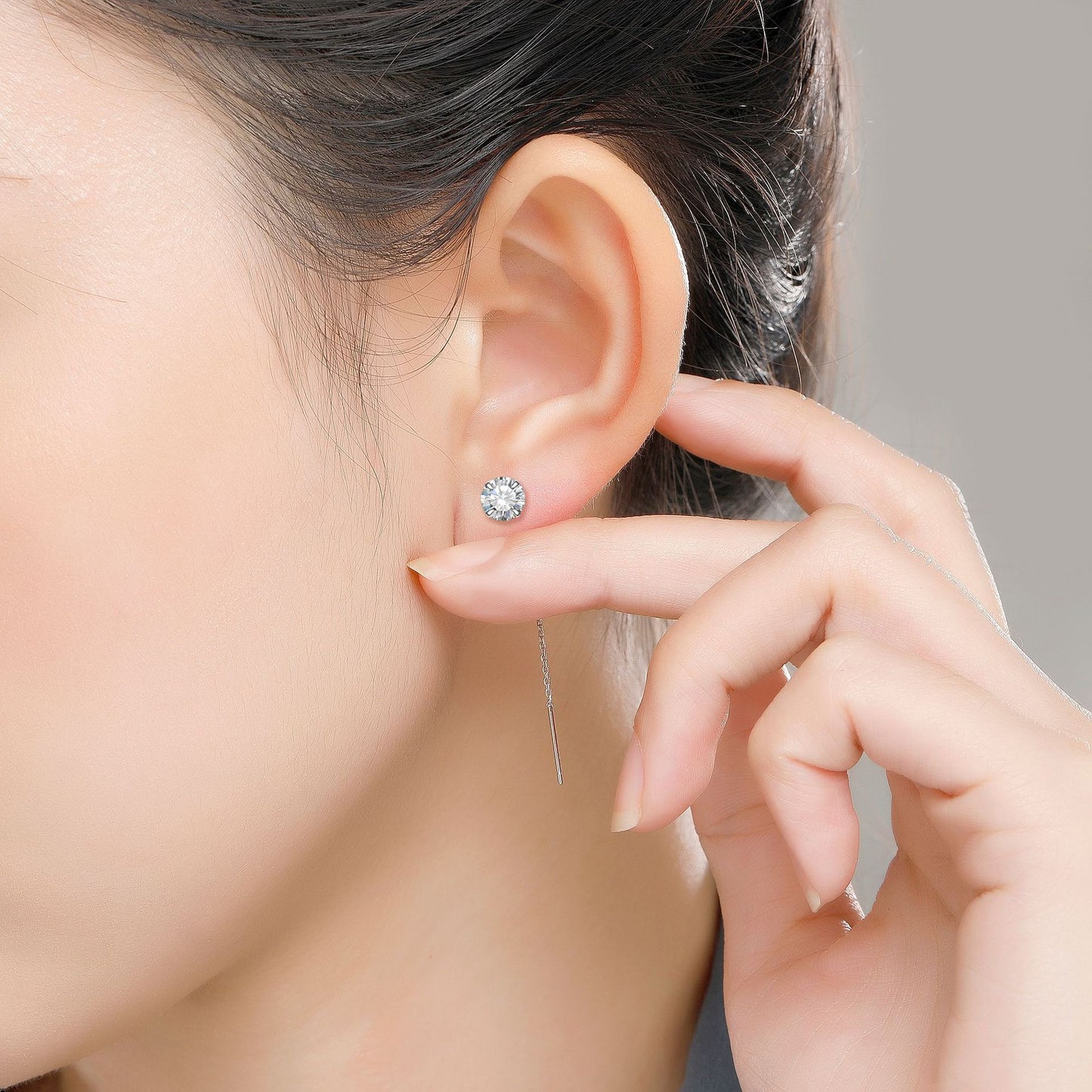 Women's Sterling Sier Light Luxury Minority Design Simple Ear Line