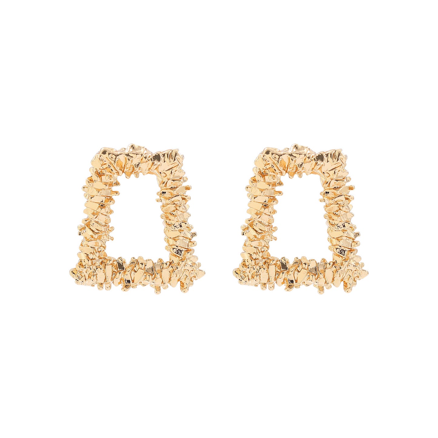 Stylish Simple Versatile Alloy Geometric Warping Earrings