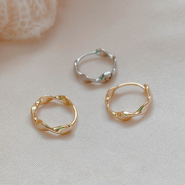 Clip Female Fashion Simple Graceful Personalized Twist Ear Buckle