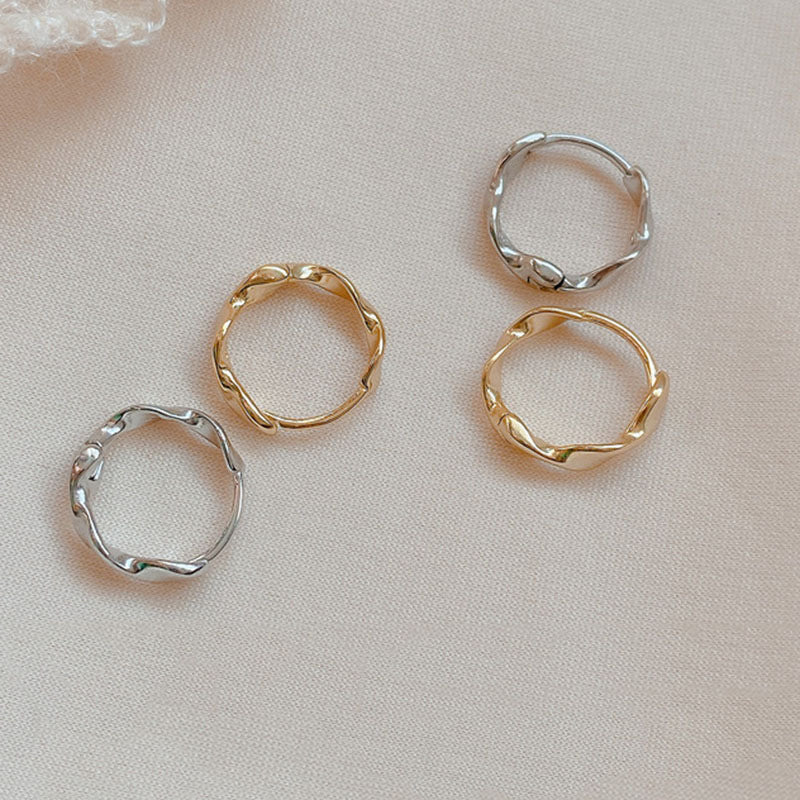 Clip Female Fashion Simple Graceful Personalized Twist Ear Buckle