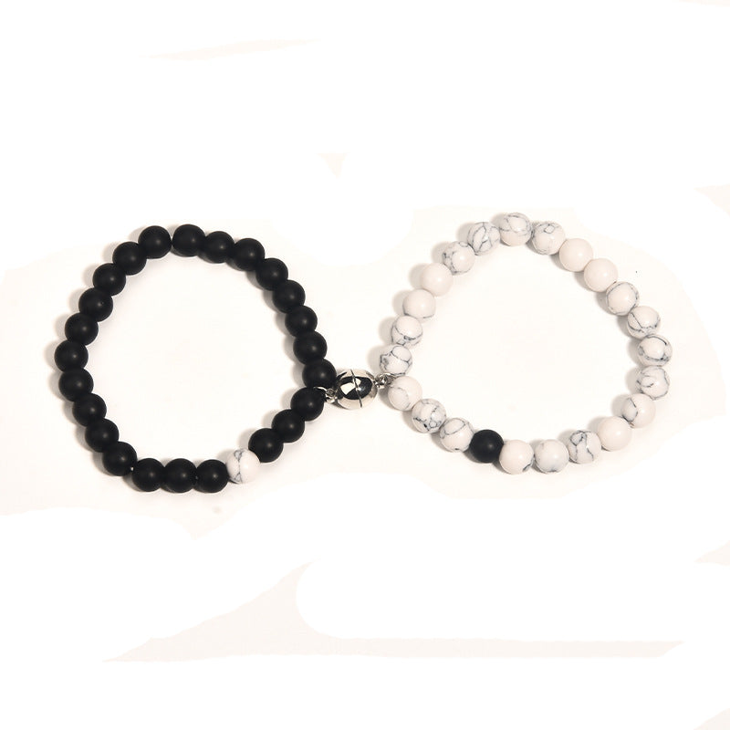 Women's & Men's Attractive Couple Suction Jewelry Valentine's Day Bracelets