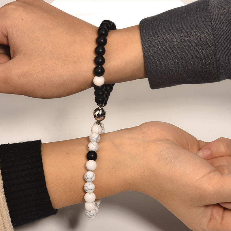 Women's & Men's Attractive Couple Suction Jewelry Valentine's Day Bracelets