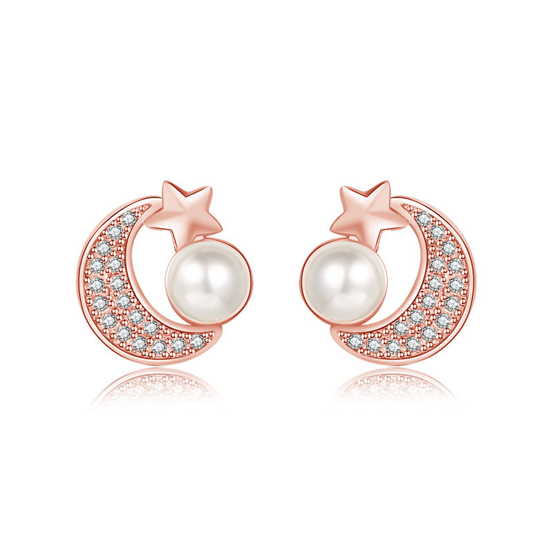 Small Jewelry Female Popular Pearl Fashion Earrings