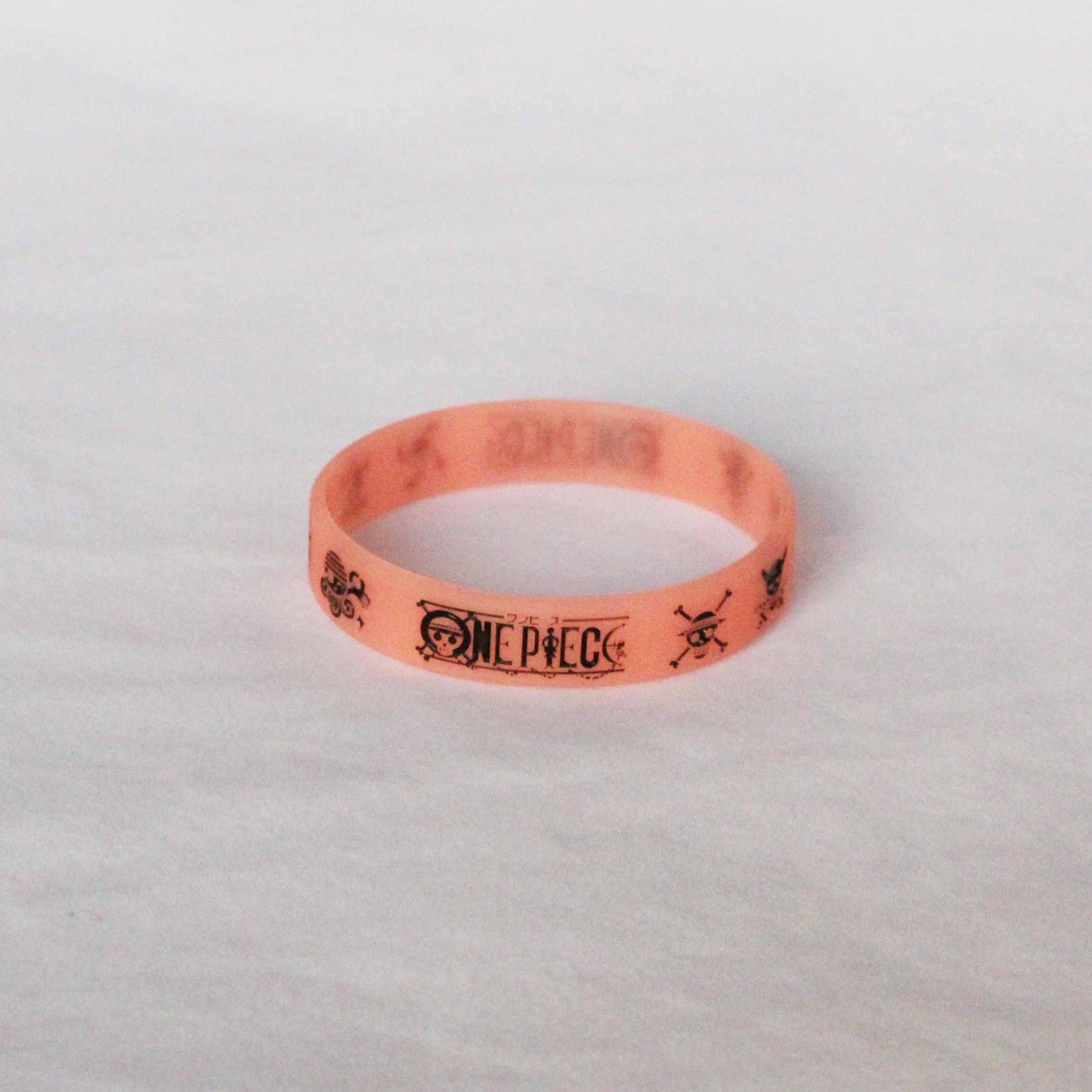 Engraved Gravure Cartoon Silicone One Piece Bracelets