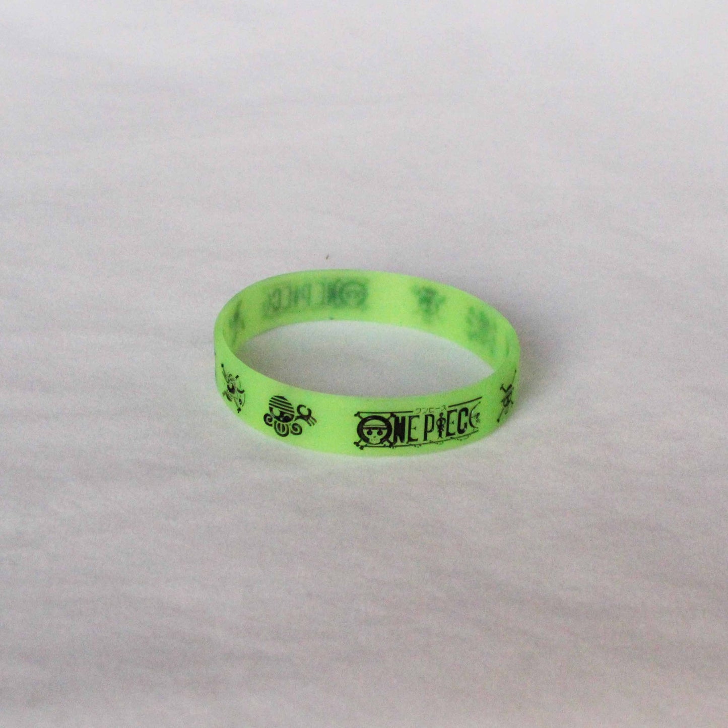 Engraved Gravure Cartoon Silicone One Piece Bracelets