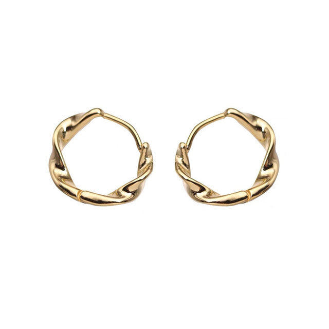 Clip Female Fashion Simple Graceful Personalized Twist Ear Buckle