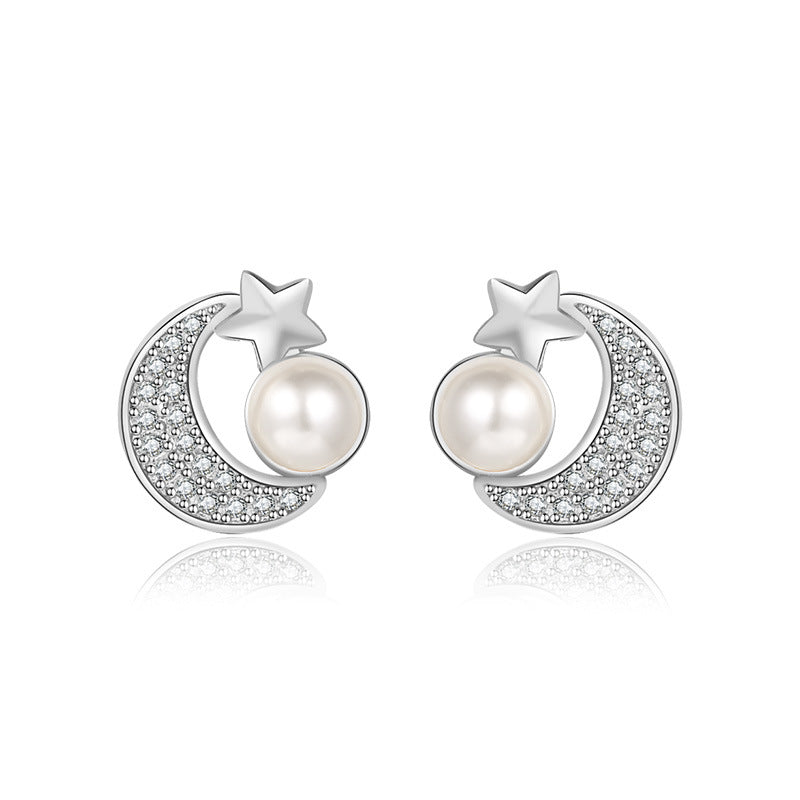 Small Jewelry Female Popular Pearl Fashion Earrings