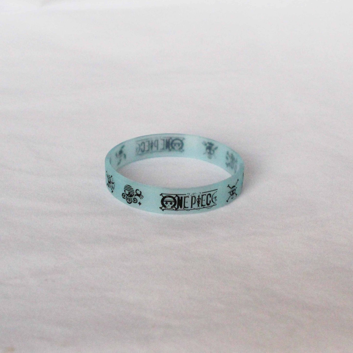 Engraved Gravure Cartoon Silicone One Piece Bracelets