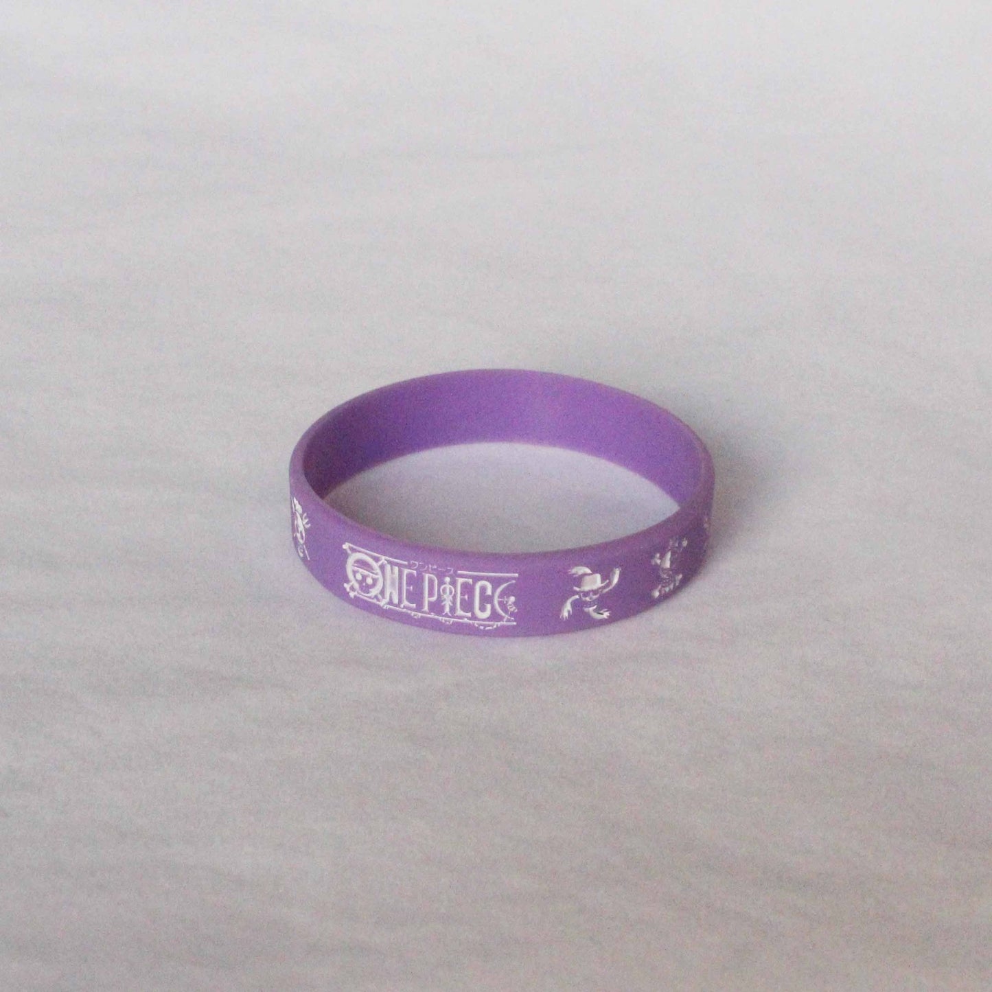 Engraved Gravure Cartoon Silicone One Piece Bracelets