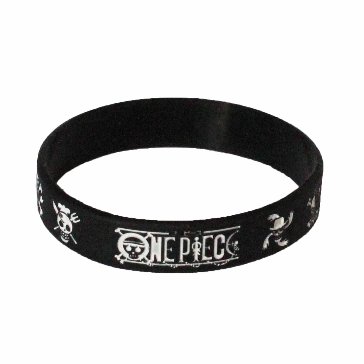 Engraved Gravure Cartoon Silicone One Piece Bracelets