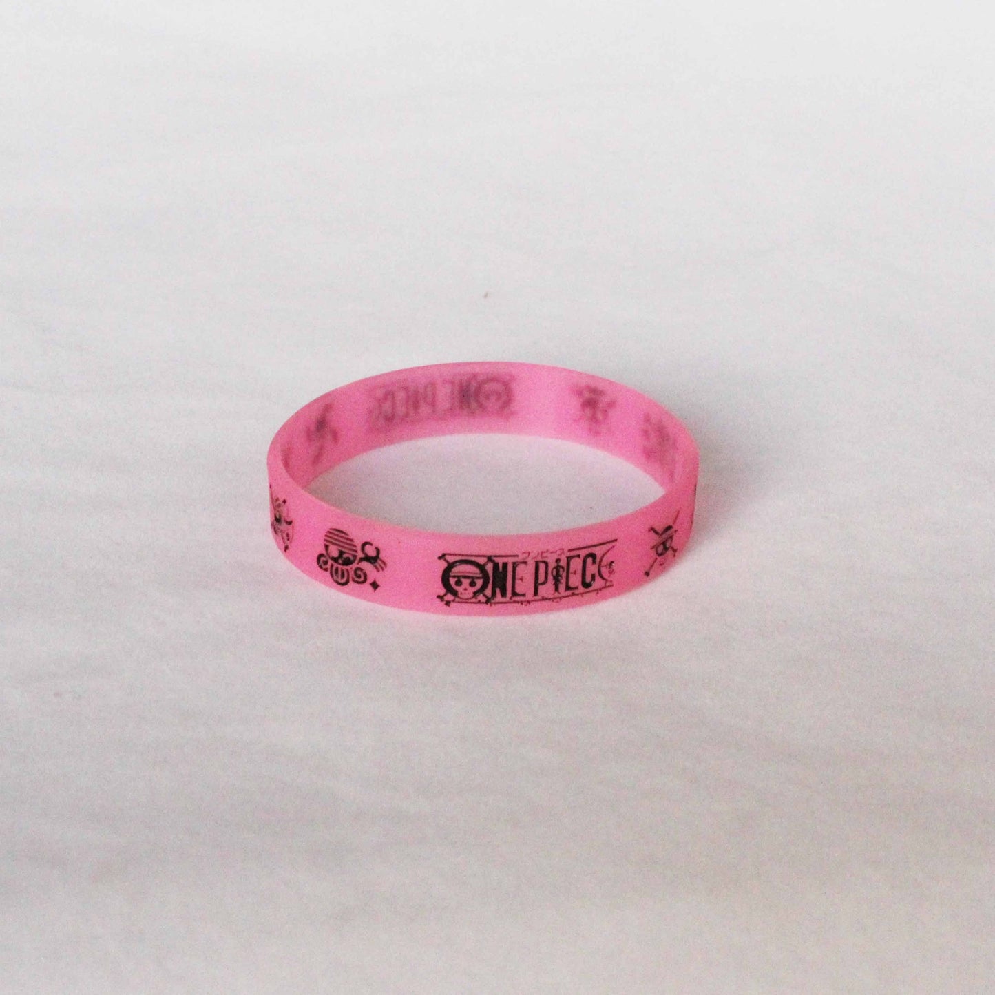Engraved Gravure Cartoon Silicone One Piece Bracelets