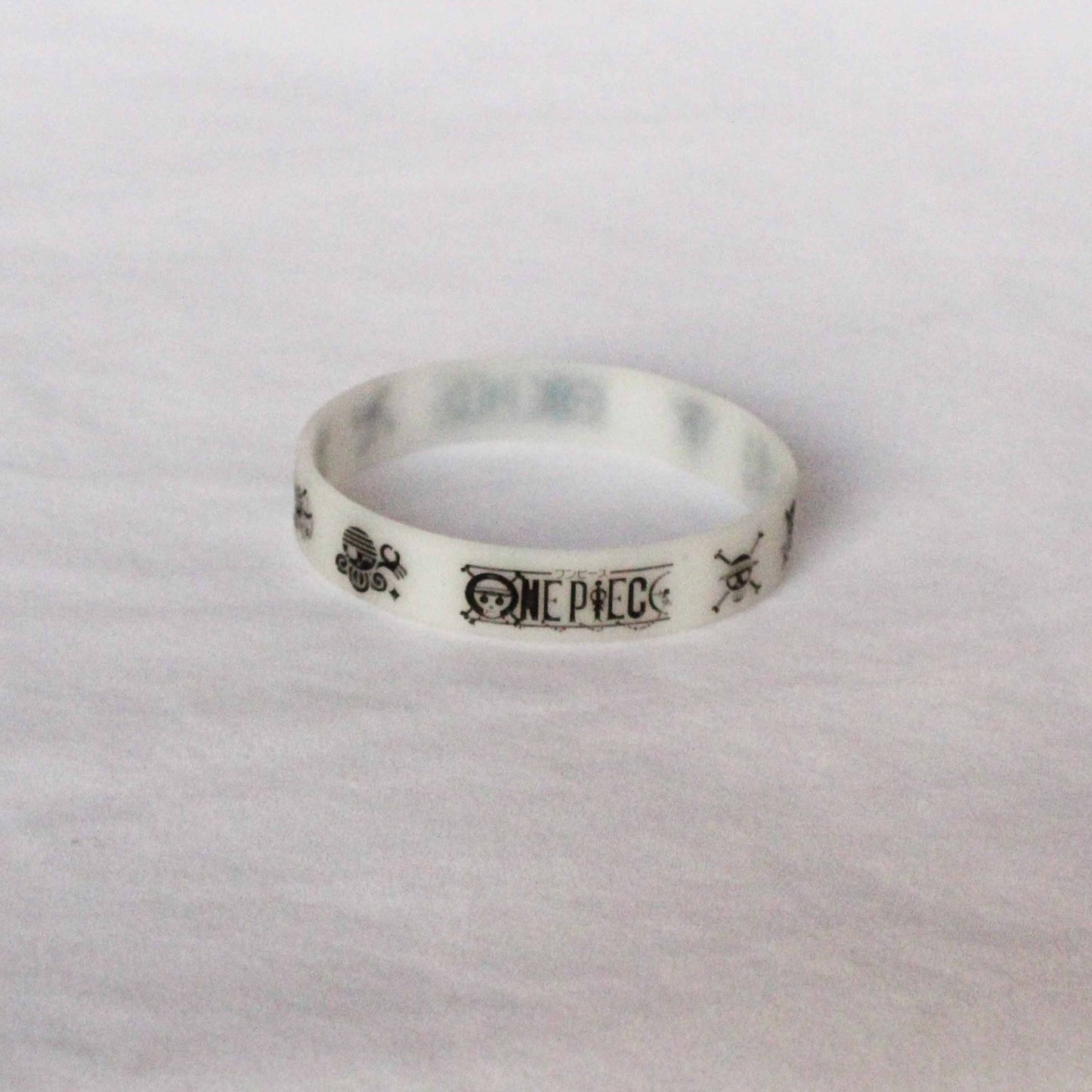 Engraved Gravure Cartoon Silicone One Piece Bracelets