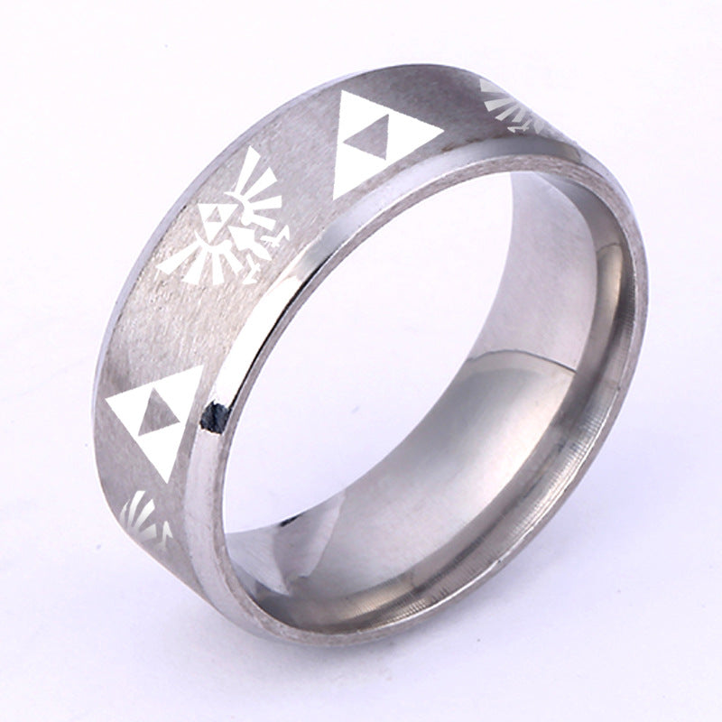 Legend Of Zelda Triangle Logo Anime Rings