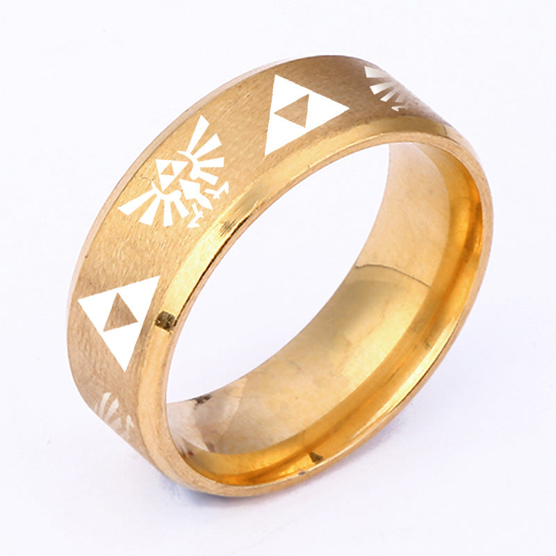 Legend Of Zelda Triangle Logo Anime Rings