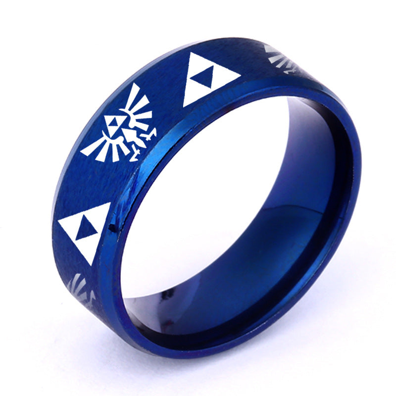 Legend Of Zelda Triangle Logo Anime Rings