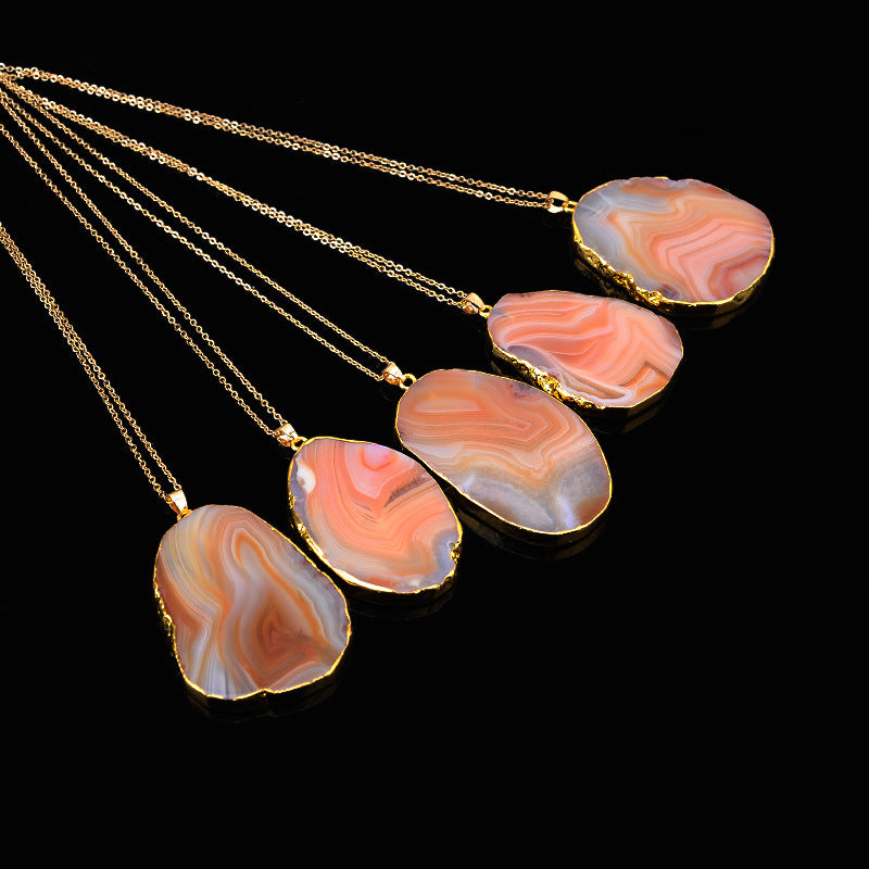 Crystal Cut Pattern Geometric Irregular Clavicle Chain Neck Necklace