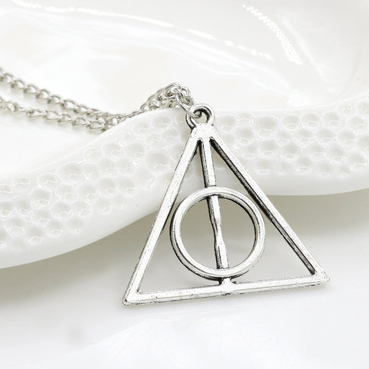 Harry Potter Luna Deathly Hallows Triangle Necklaces