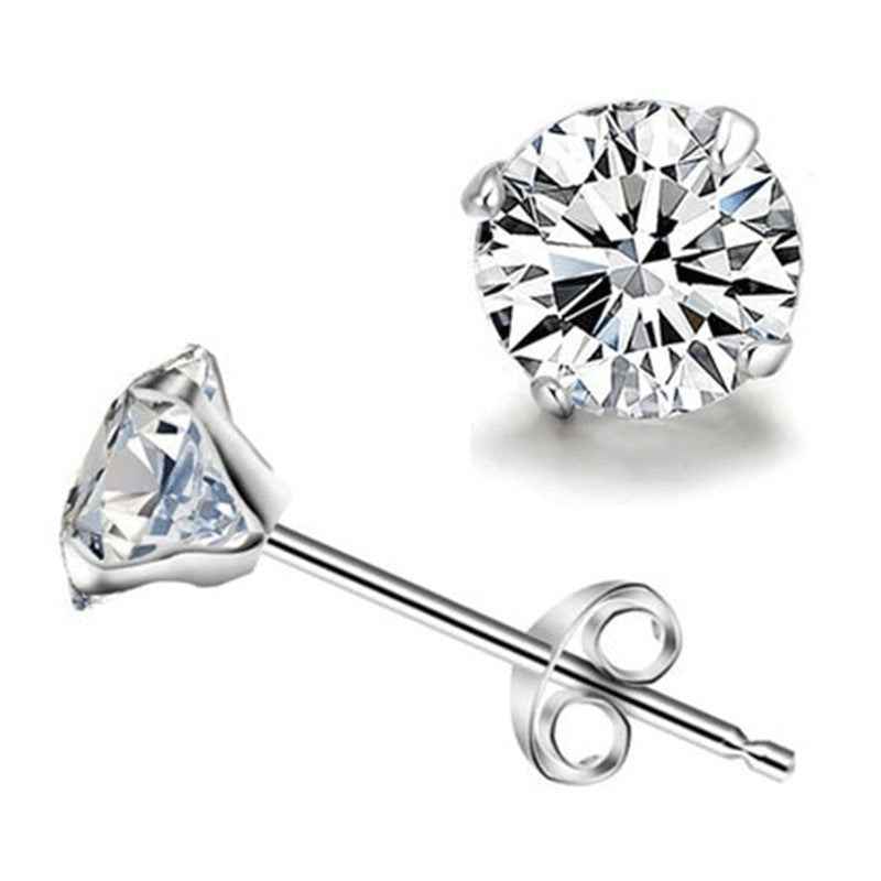 Women's Sky Beauty For Korean Sier Quality Stud Earrings