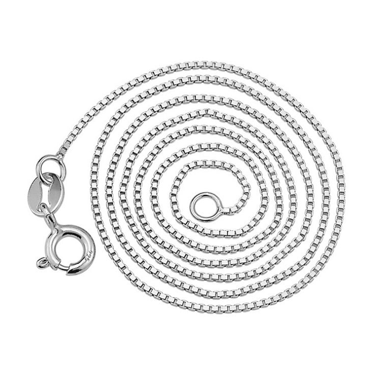 Women's Cross Box Clavicle Chain Fine Gold Necklaces