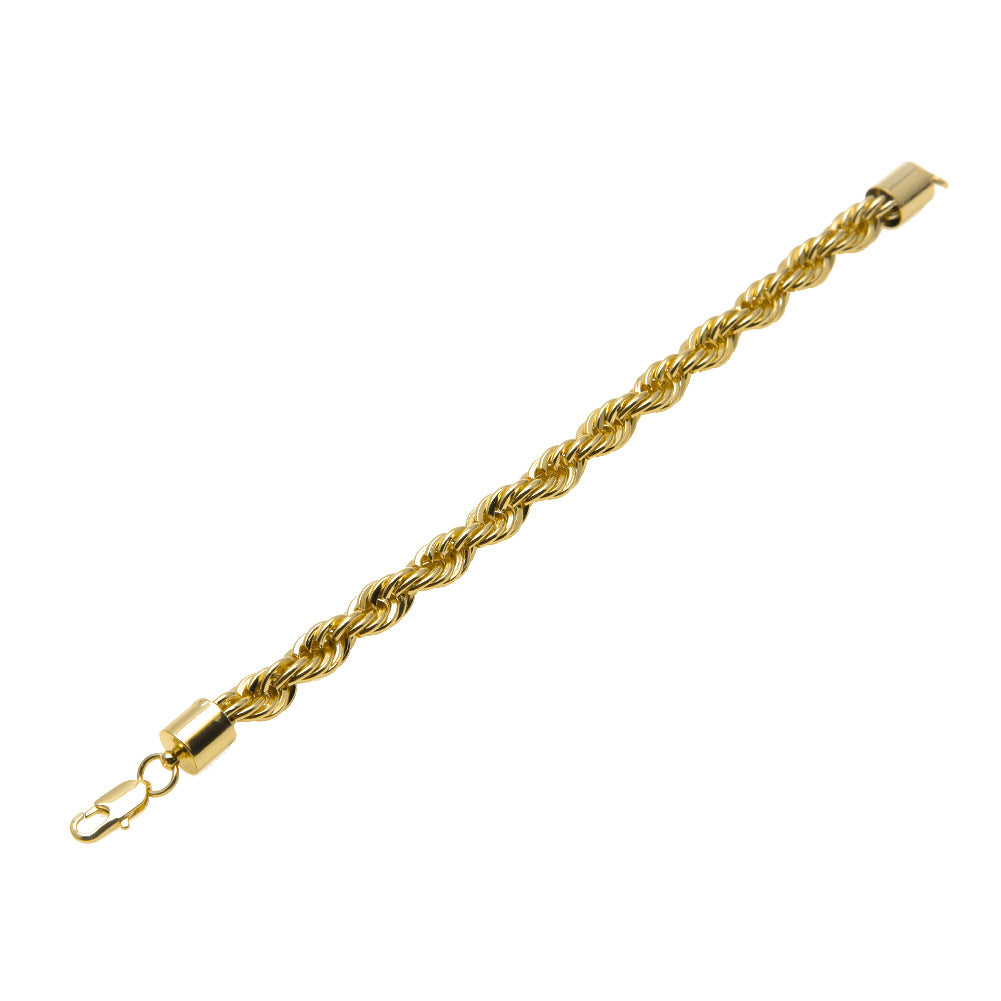 Trend Twisted String Chain High Quality Gold-plated Twist Bracelet