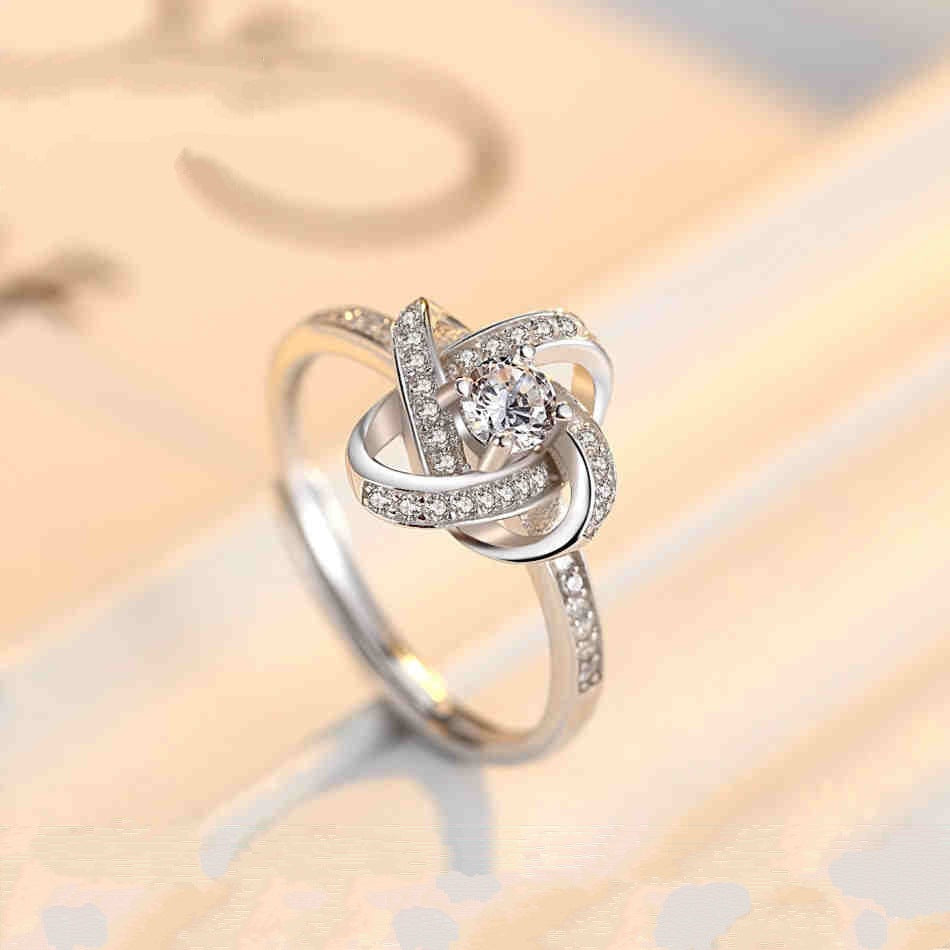 Love Index Finger Simple Fashion Personality Clover Rings