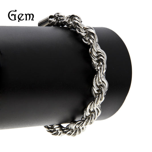 Trend Twisted String Chain High Quality Gold-plated Twist Bracelet