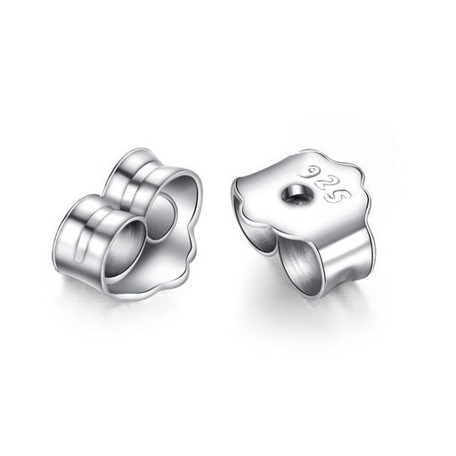 Sier Ear Earplugs Fashion Bar Back Korean Style Stud Earrings