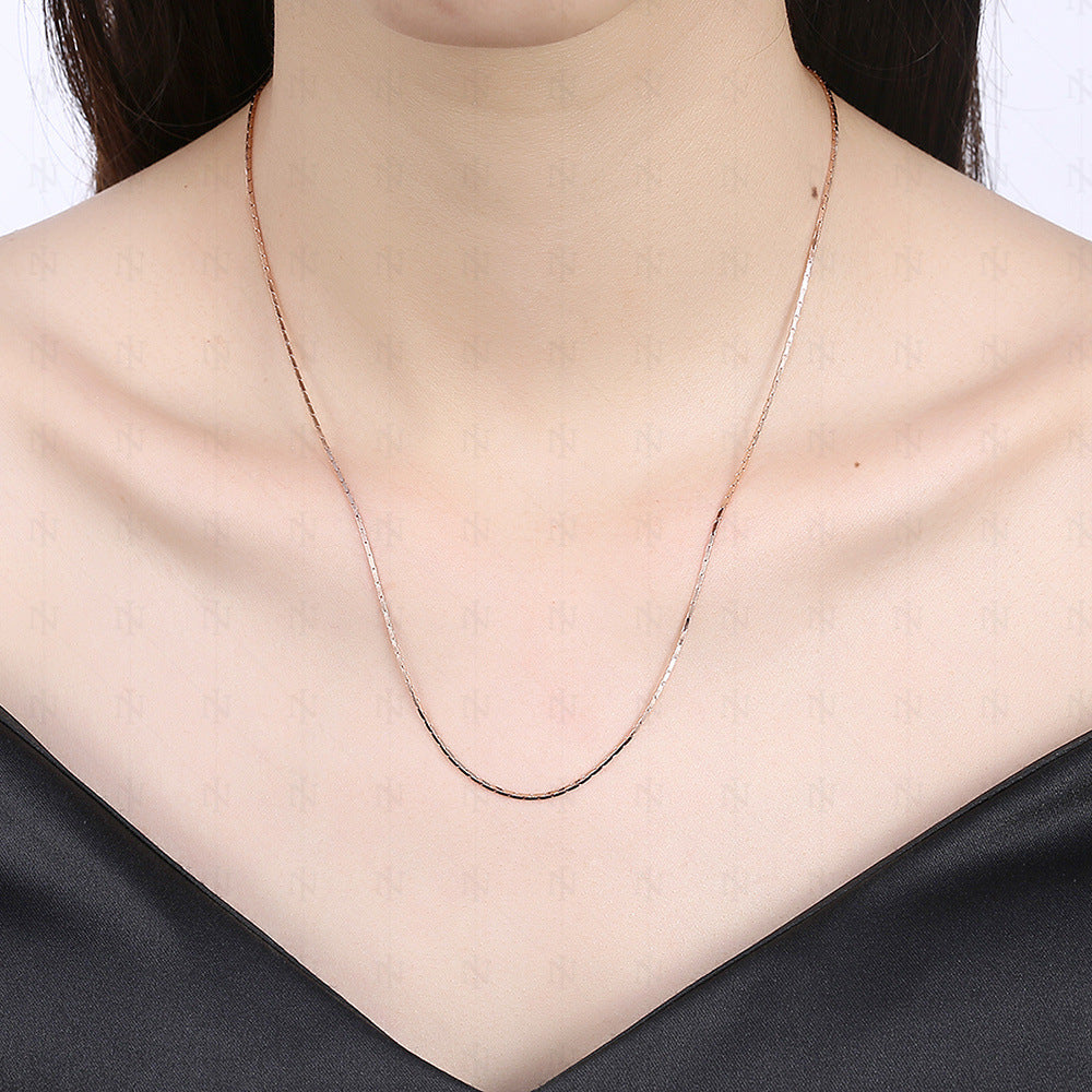 Gold-plated Hard Thick Environmentally Friendly Electroplated Necklace