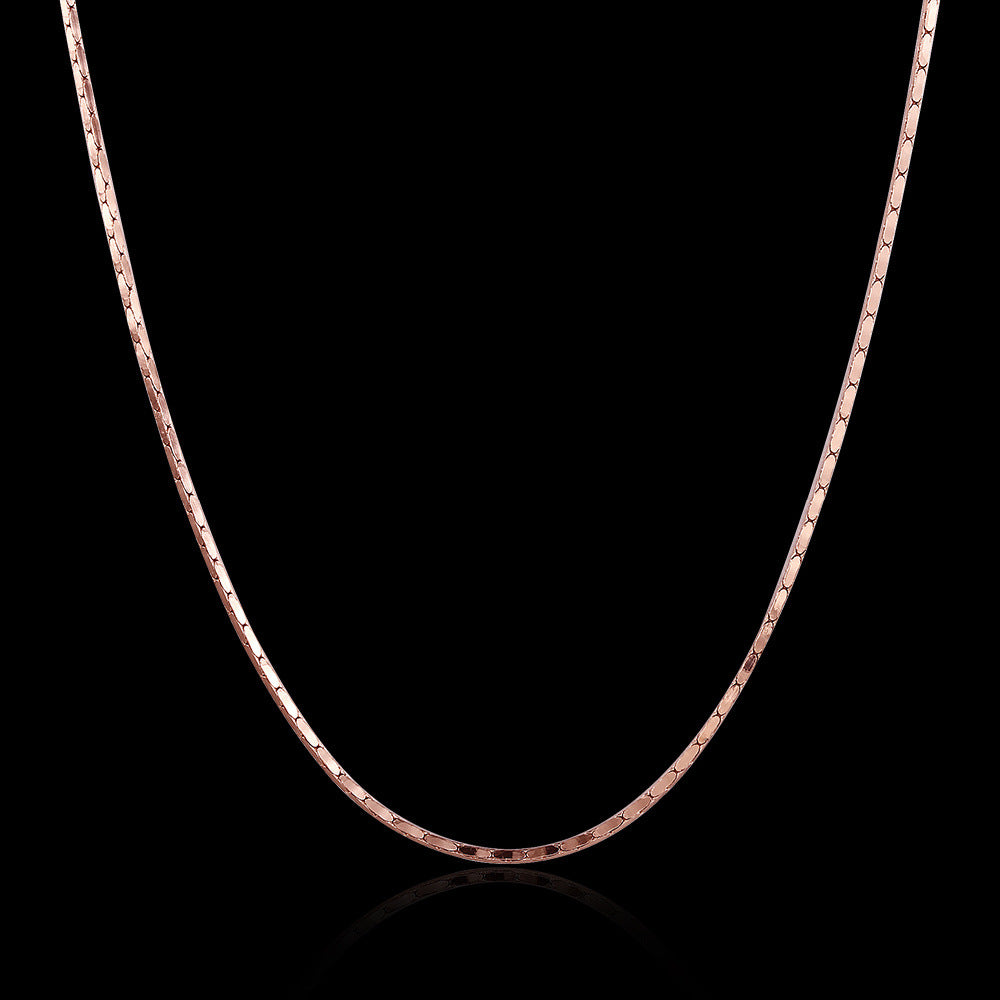 Gold-plated Hard Thick Environmentally Friendly Electroplated Necklace