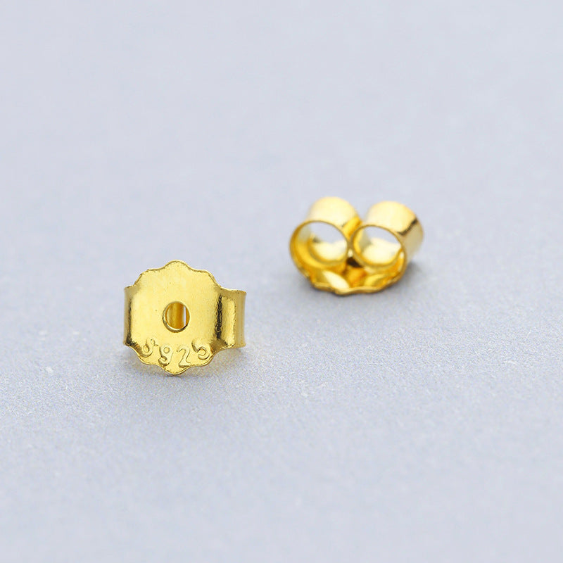 Sier Ear Earplugs Fashion Bar Back Korean Style Stud Earrings