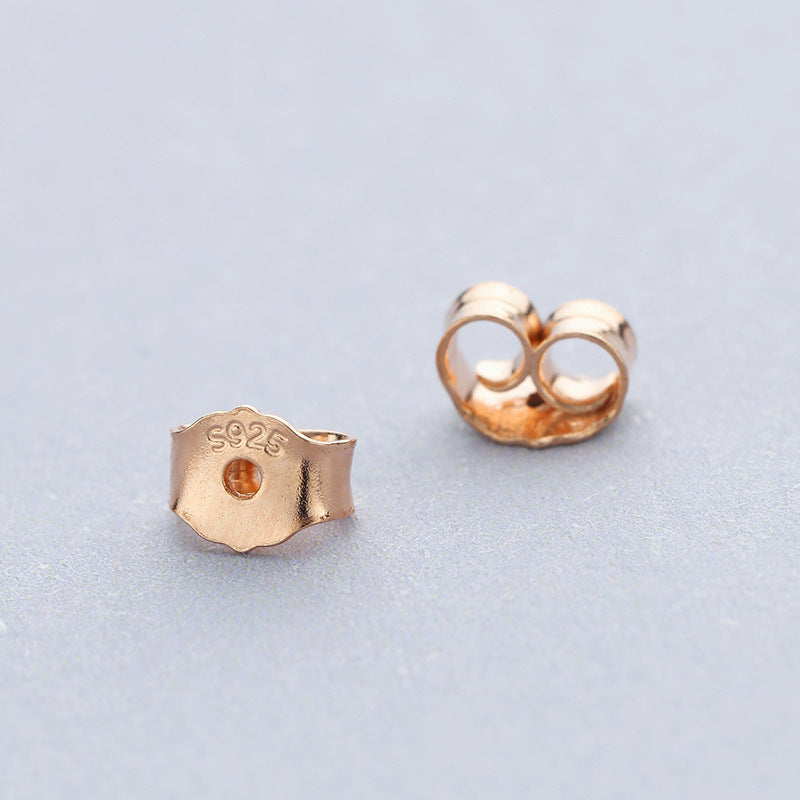 Sier Ear Earplugs Fashion Bar Back Korean Style Stud Earrings