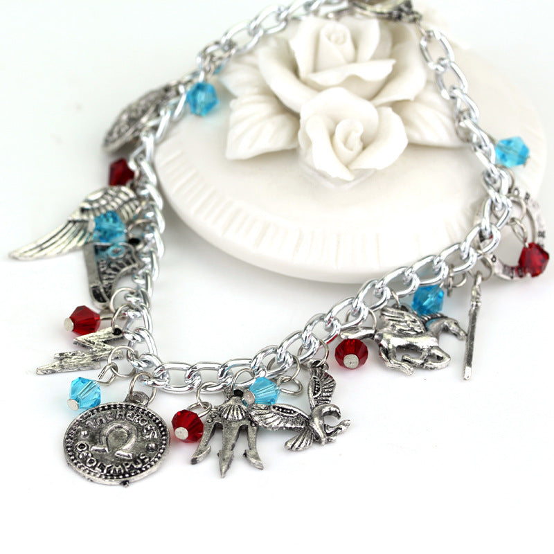 Women's Movie Surrounding Jackson Handmade Horseshoe Alloy Bracelet