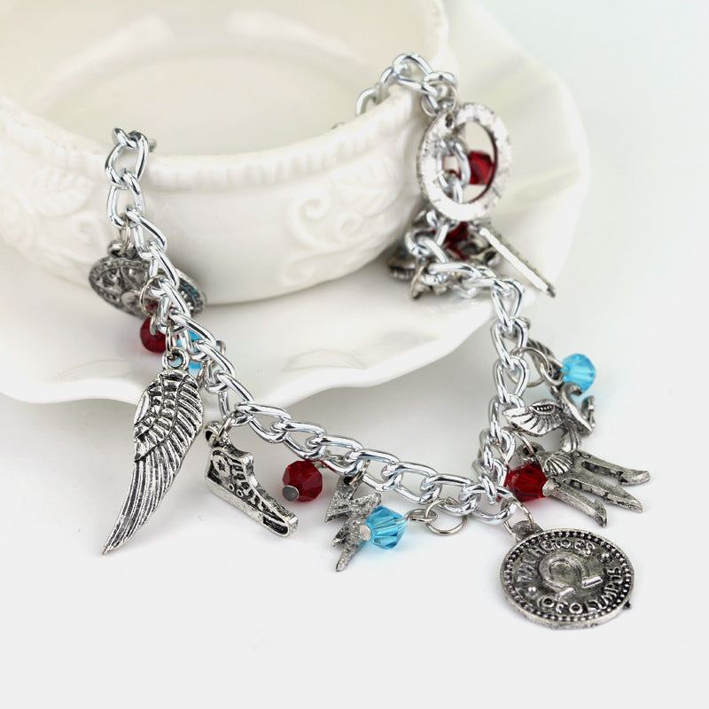 Women's Movie Surrounding Jackson Handmade Horseshoe Alloy Bracelet
