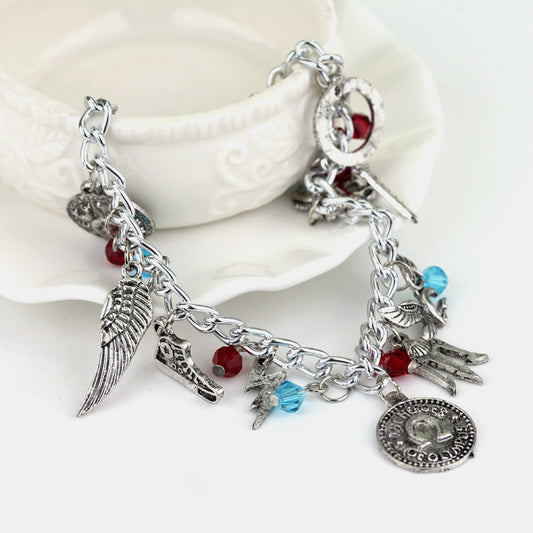 Women's Movie Surrounding Jackson Handmade Horseshoe Alloy Bracelet
