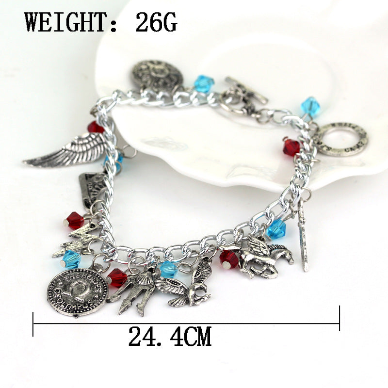 Women's Movie Surrounding Jackson Handmade Horseshoe Alloy Bracelet